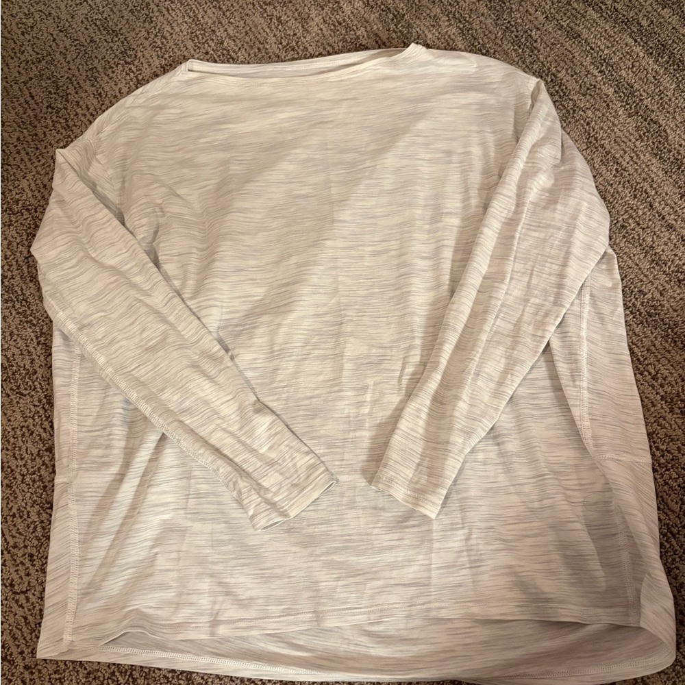 lululemon athletica Grey Long Sleeve Top